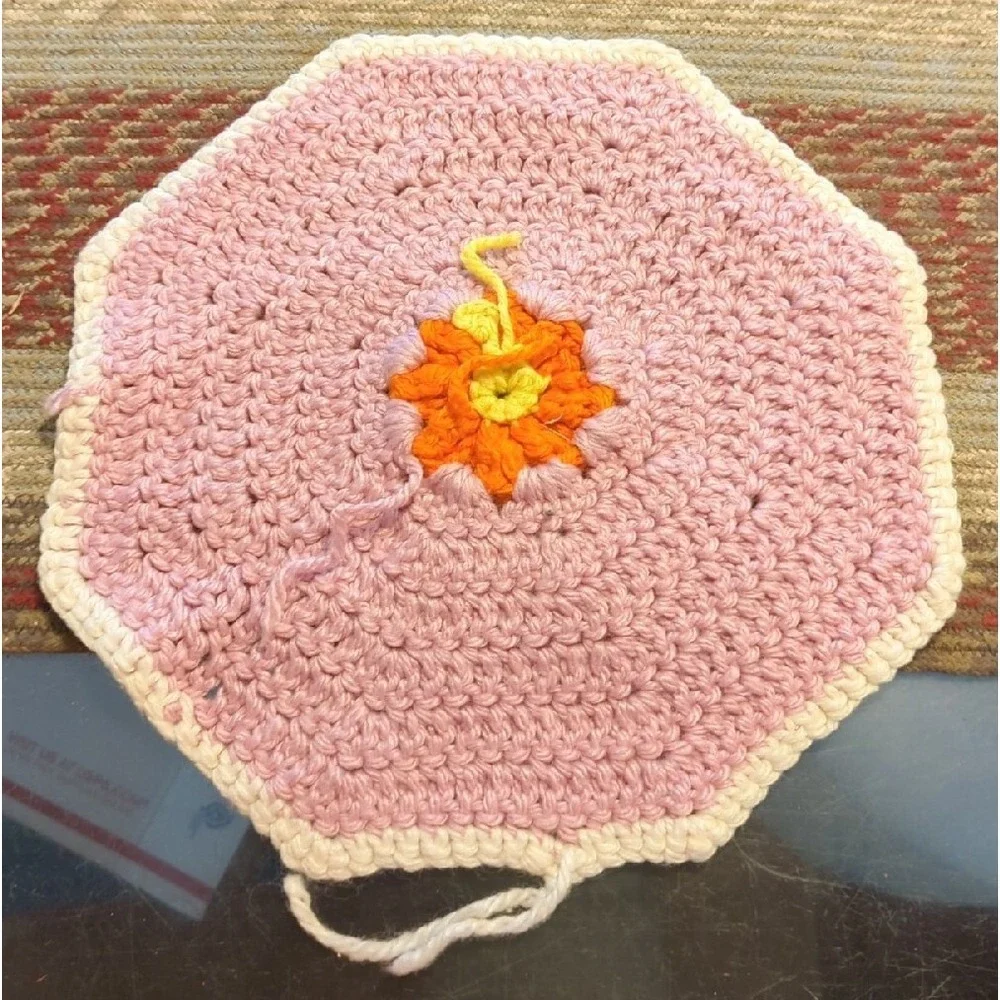 Handmade vintage crochet